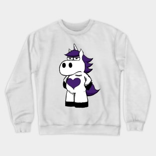 Slasher the Cranky Unicorn Crewneck Sweatshirt